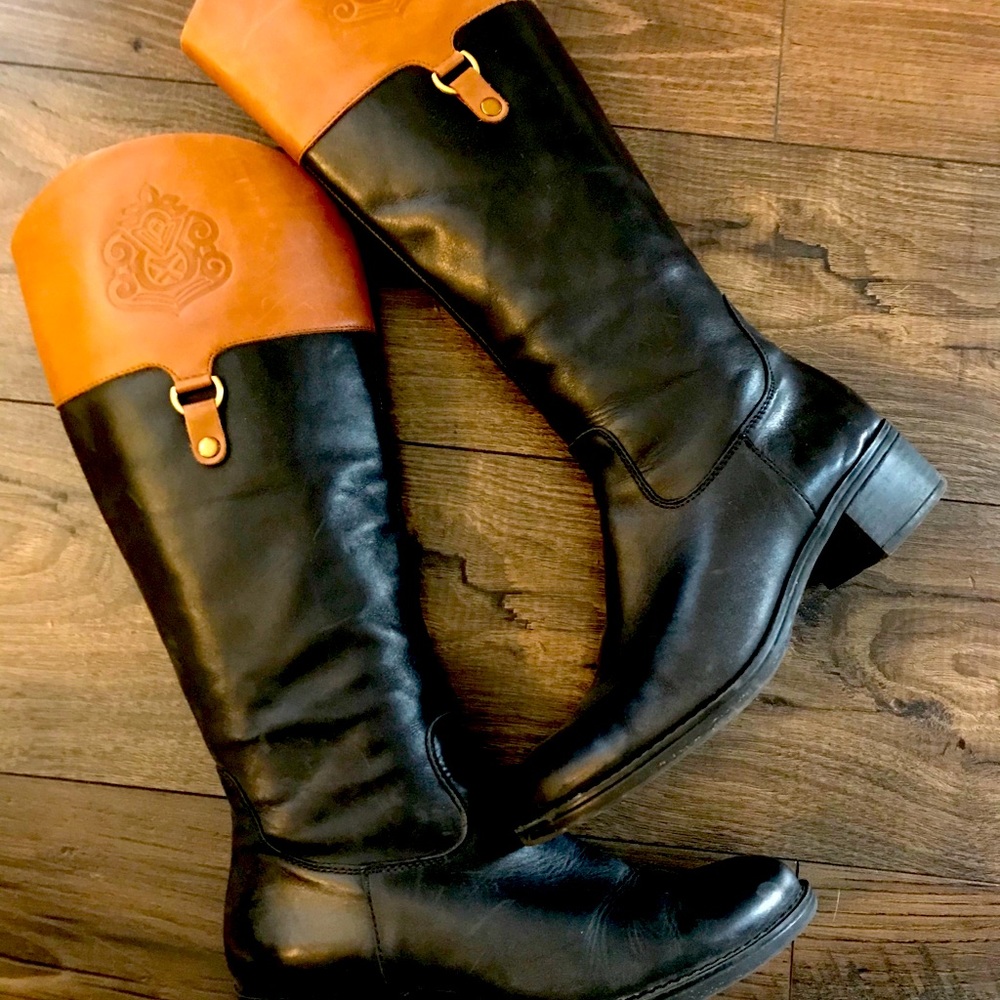 Franco Sarto Leather Riding Boots